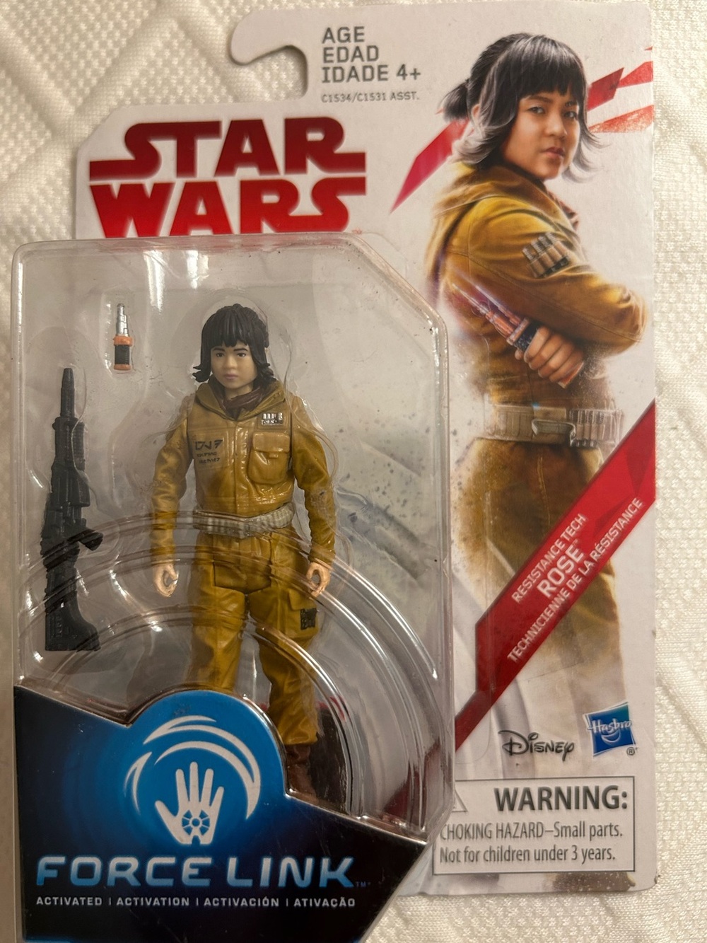 Star Wars Action Figure Resistance Tech Rose NIB 💥 The Last Jedi Hasbro